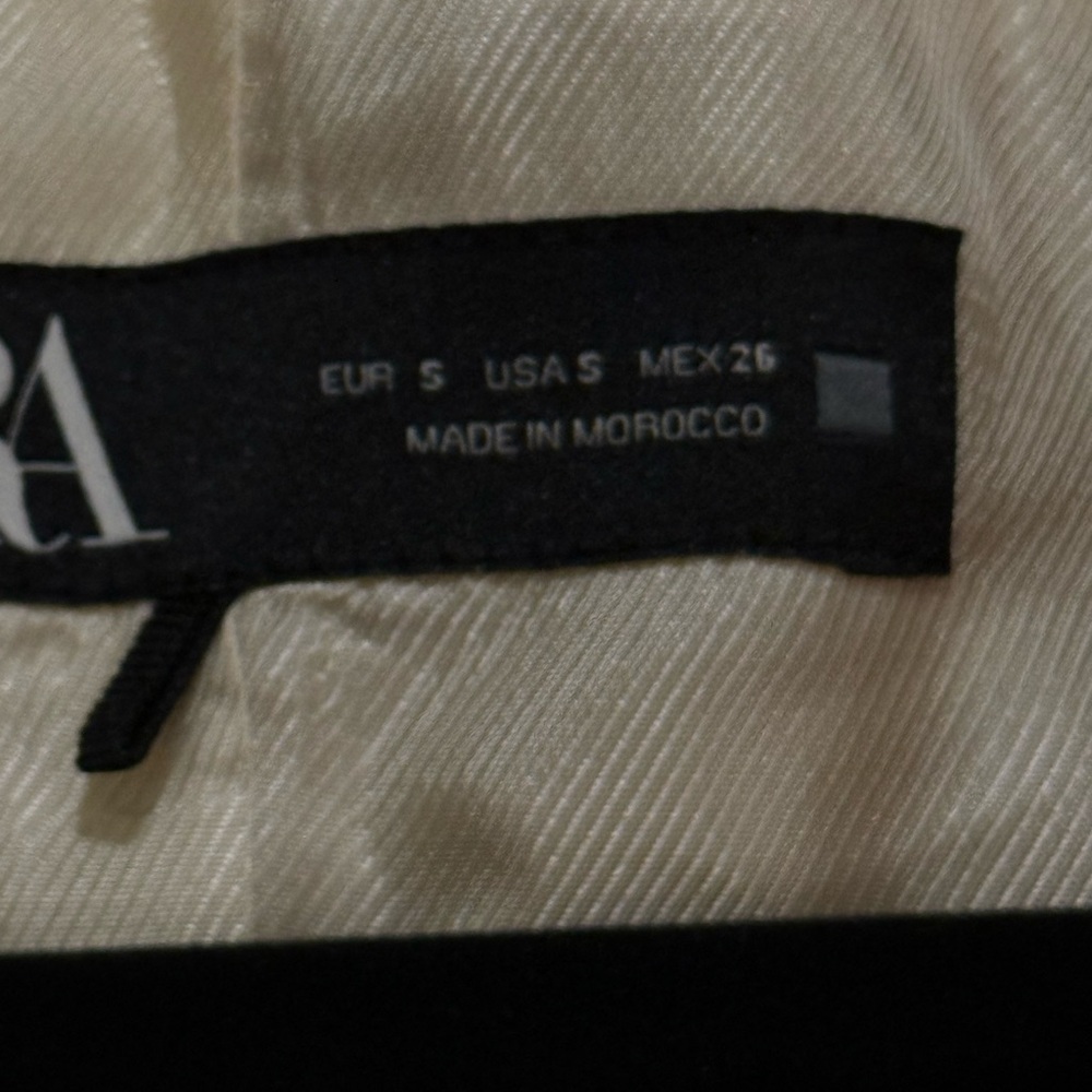 Zara Linen-Blend Vest with Bow Closures – Size S - Picture 2 of 7